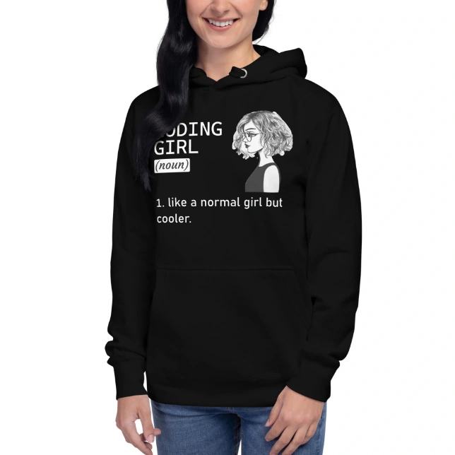 Picture of Cool Coding Girl Hoodie