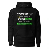 Picture of Coding Saved Me From Being A Pornstar Hoodie