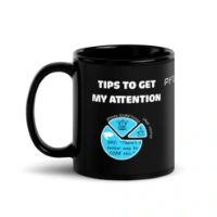 Picture of Tips To Get My Attention Coffee Mug