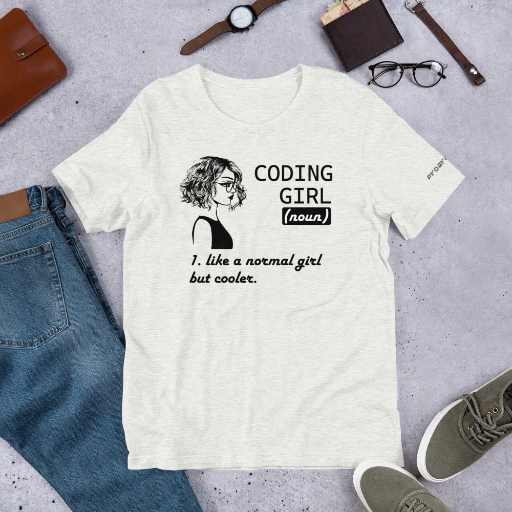 Picture of Cool Coding Girl Shirt