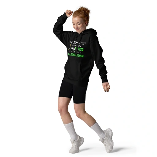 Picture of Coding Saved Me From Being A Pornstar Hoodie