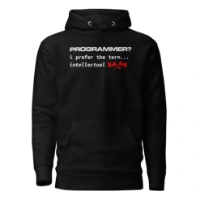 Picture of I Prefer Intellectual BadBoy Hoodie