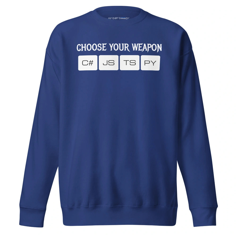 Picture of Choose Your Weapon Sweater