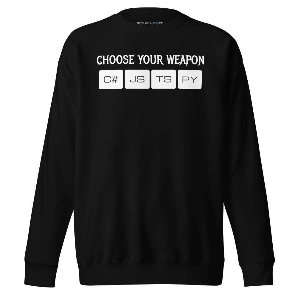 Picture of Choose Your Weapon Sweater