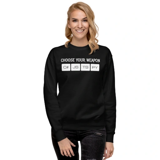 Picture of Choose Your Weapon Sweater