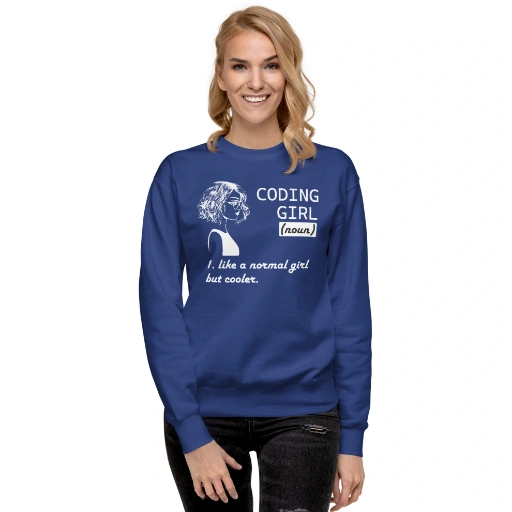 Picture of Cool Coding Girl Sweater