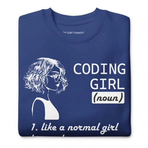 Picture of Cool Coding Girl Sweater