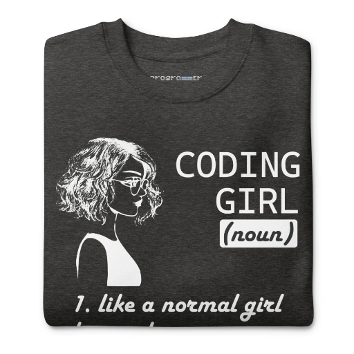 Picture of Cool Coding Girl Sweater