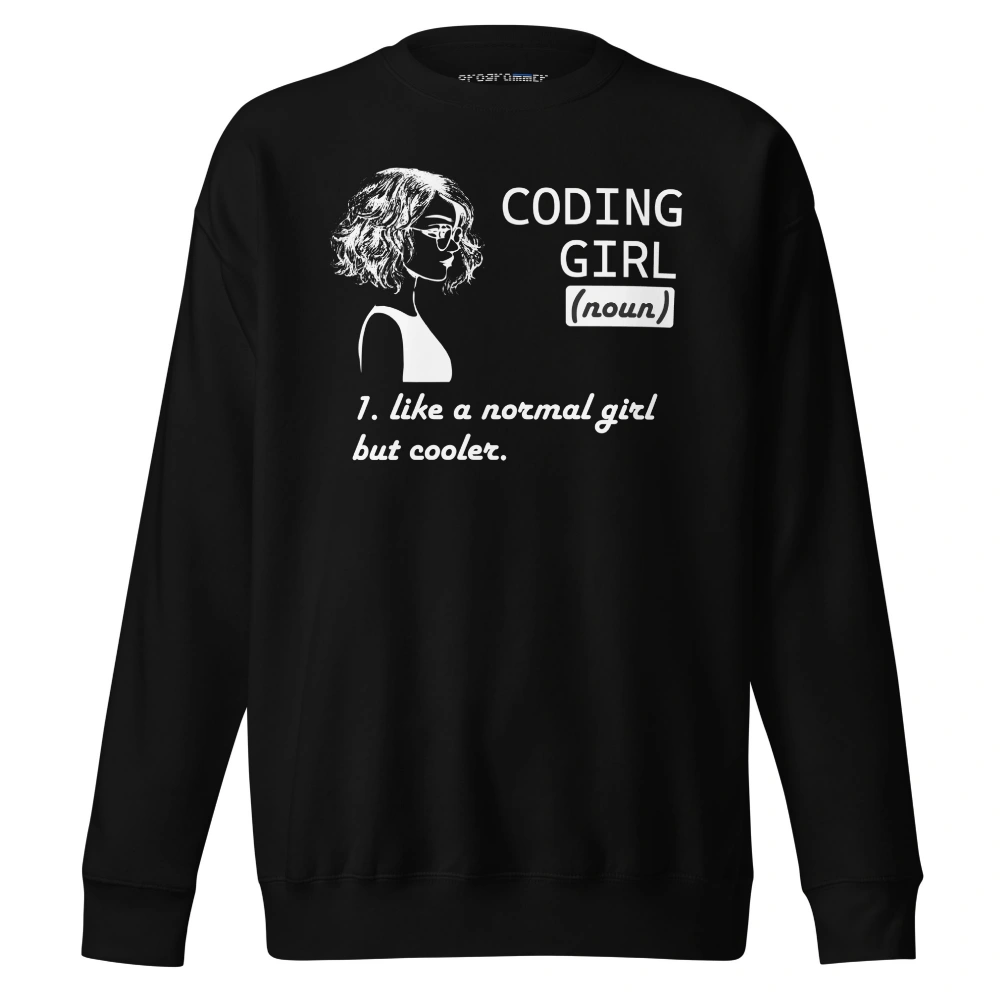 Picture of Cool Coding Girl Sweater
