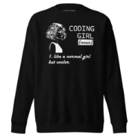 Picture of Cool Coding Girl Sweater