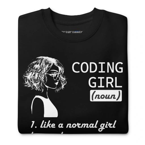 Picture of Cool Coding Girl Sweater