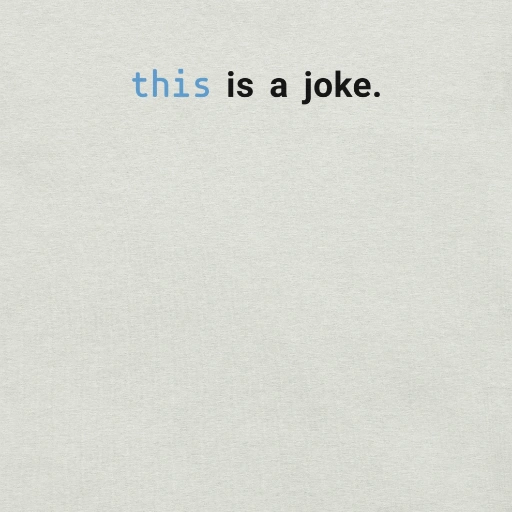 Picture of Javascript This Is A Joke Shirt