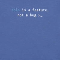 Picture of Javascript This Is A Feature Shirt