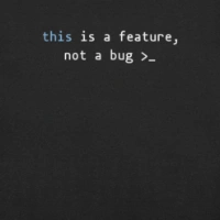 Picture of Javascript This Is A Feature Shirt