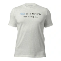 Picture of Javascript This Is A Feature Shirt