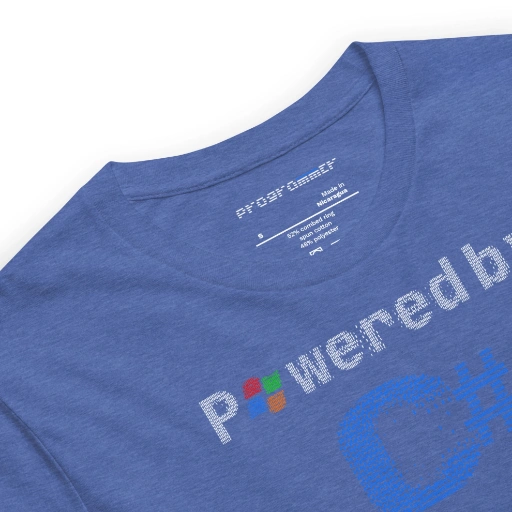 Picture of Powered By C-Sharp Shirt