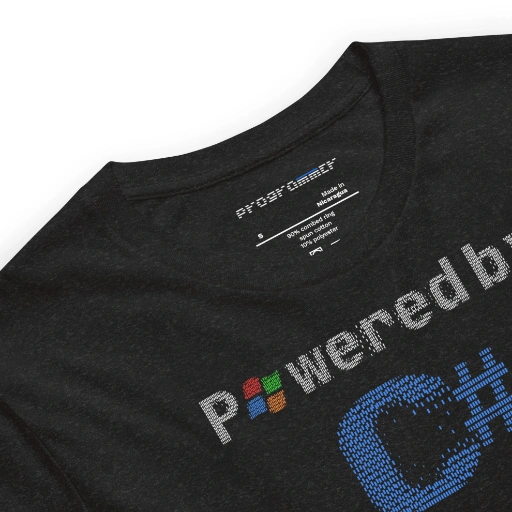 Picture of Powered By C-Sharp Shirt