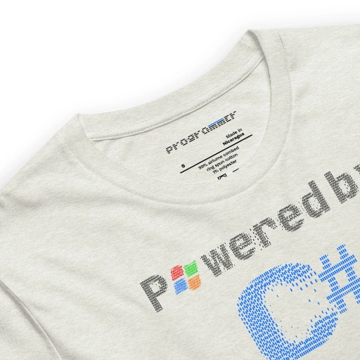 Picture of Powered By C-Sharp Shirt