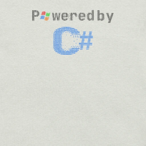 Picture of Powered By C-Sharp Shirt