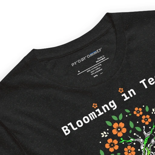 Picture of Blooming In Tech Shirt