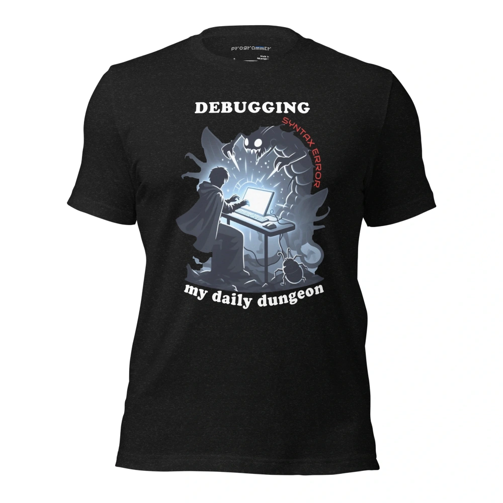 Picture of Debugging My Daily Dungeon Shirt