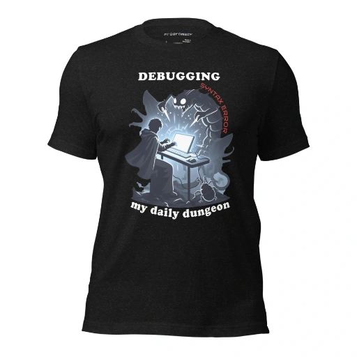 Picture of Debugging My Daily Dungeon Shirt