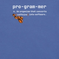 Picture of CONVERT CAFFEINE INTO SOFTWARE SHIRT