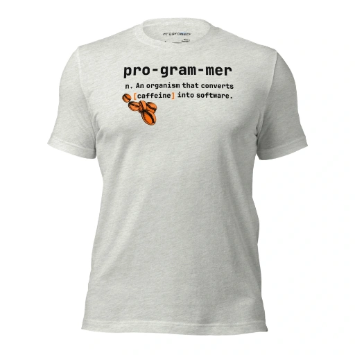 Picture of CONVERT CAFFEINE INTO SOFTWARE SHIRT