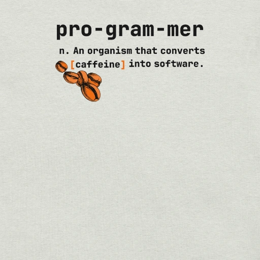 Picture of CONVERT CAFFEINE INTO SOFTWARE SHIRT