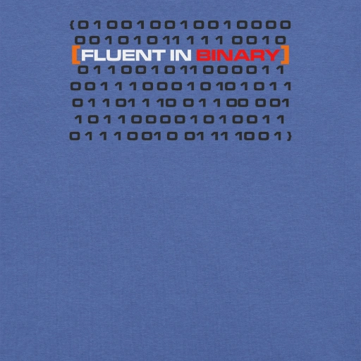Picture of Fluent In Binary Shirt