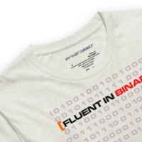 Picture of Fluent In Binary Shirt