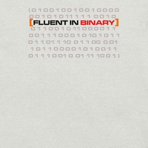 Picture of Fluent In Binary Shirt