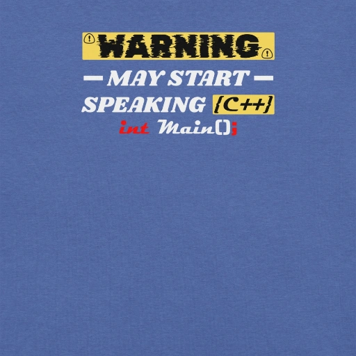 Picture of May start speaking C++ Shirt