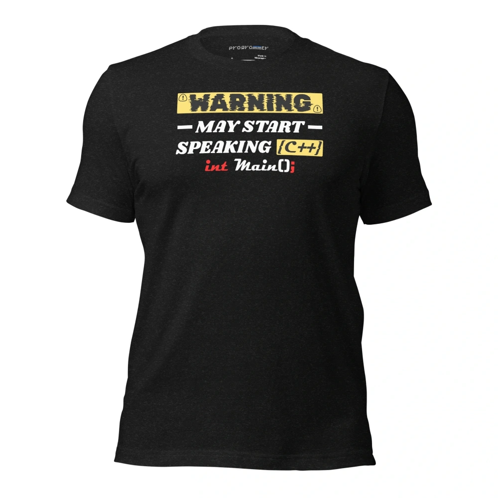 Picture of May start speaking C++ Shirt