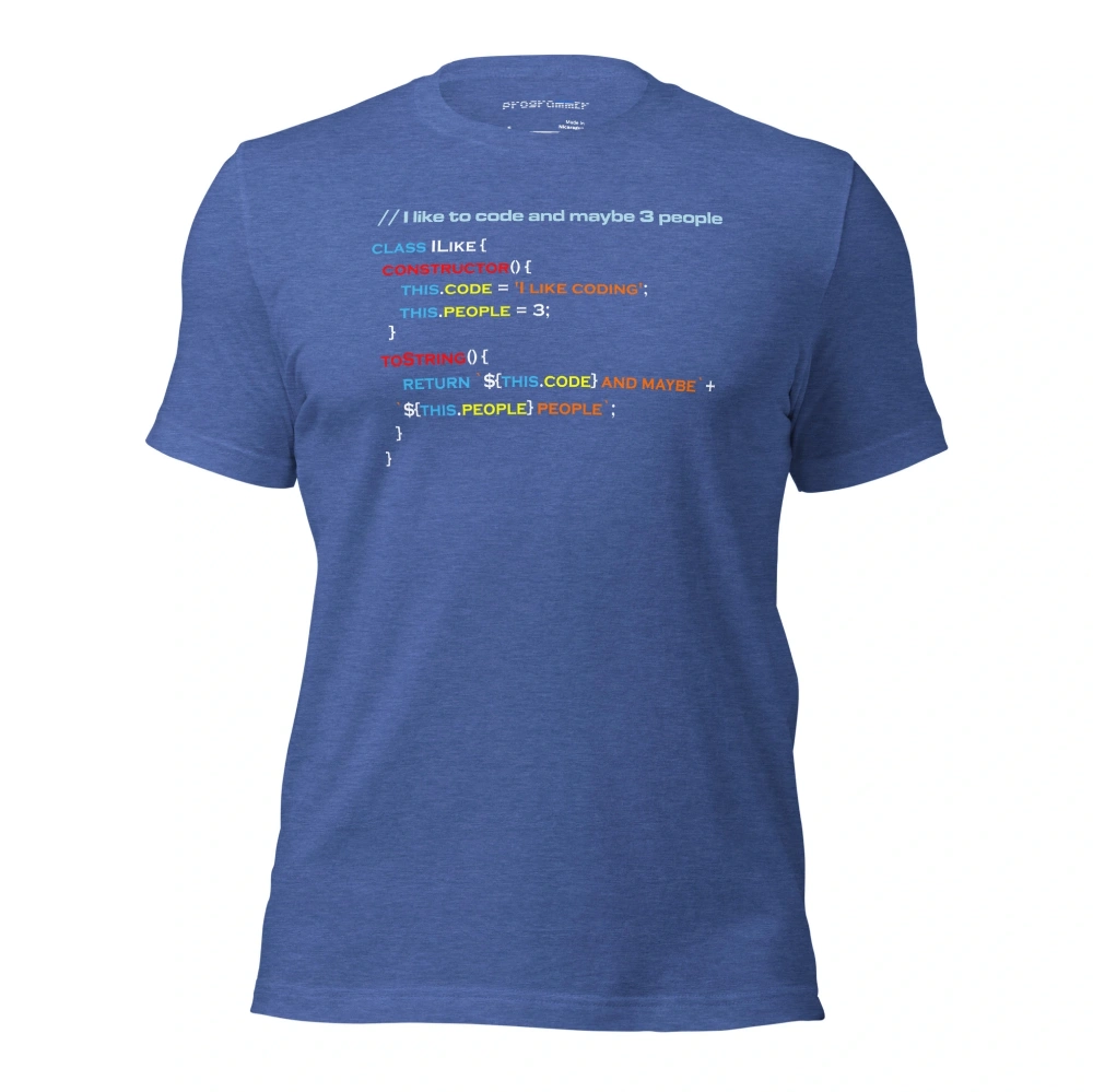 Picture of I Like To Code And Maybe Three People Tee