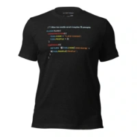 Picture of I Like To Code And Maybe Three People Tee