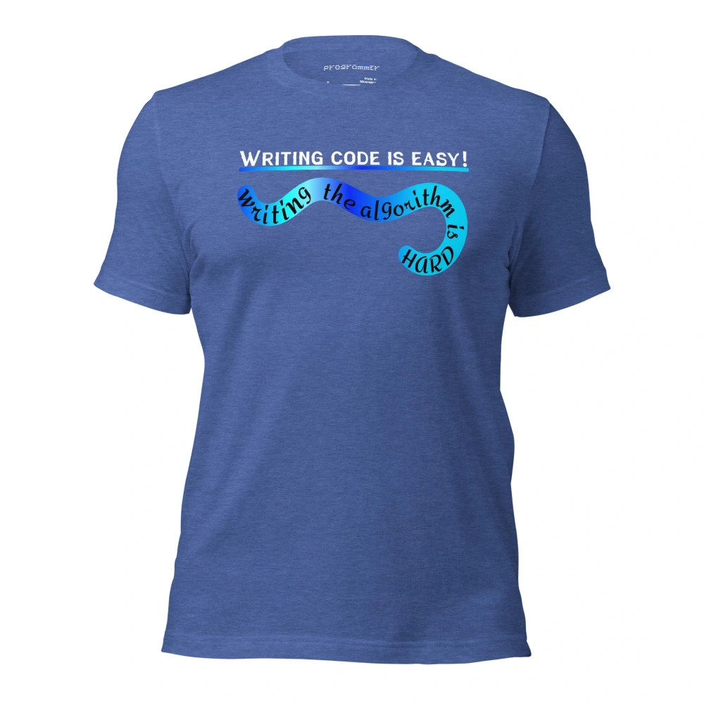 Picture of Writing code Is Easy Shirt