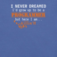 Picture of I Never Dreamed To Be A Programmer Shirt