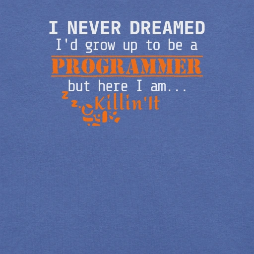 Picture of I Never Dreamed To Be A Programmer Shirt