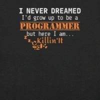 Picture of I Never Dreamed To Be A Programmer Shirt