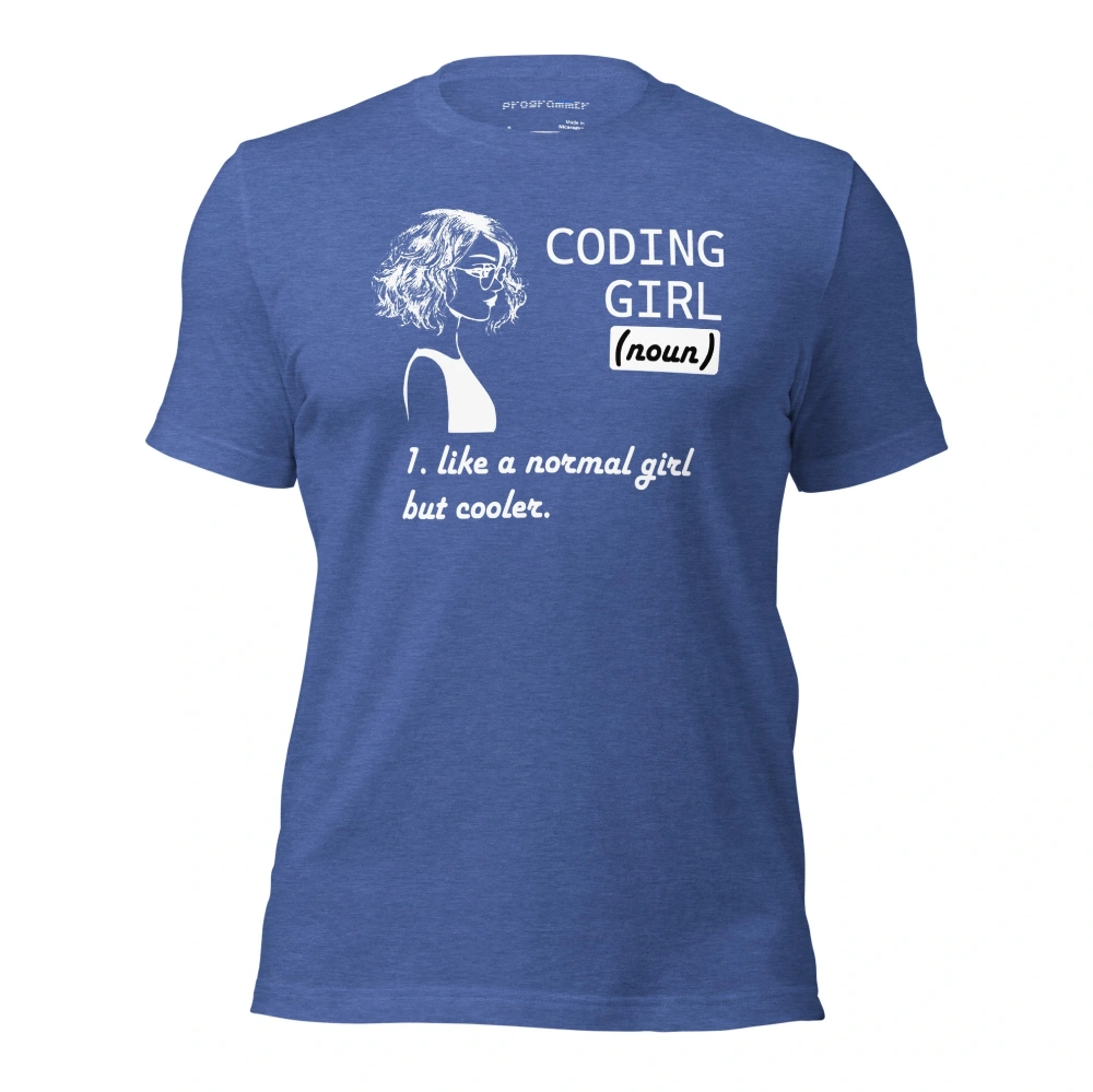 Picture of Cool Coding Girl Shirt