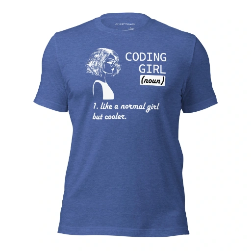 Picture of Cool Coding Girl Shirt