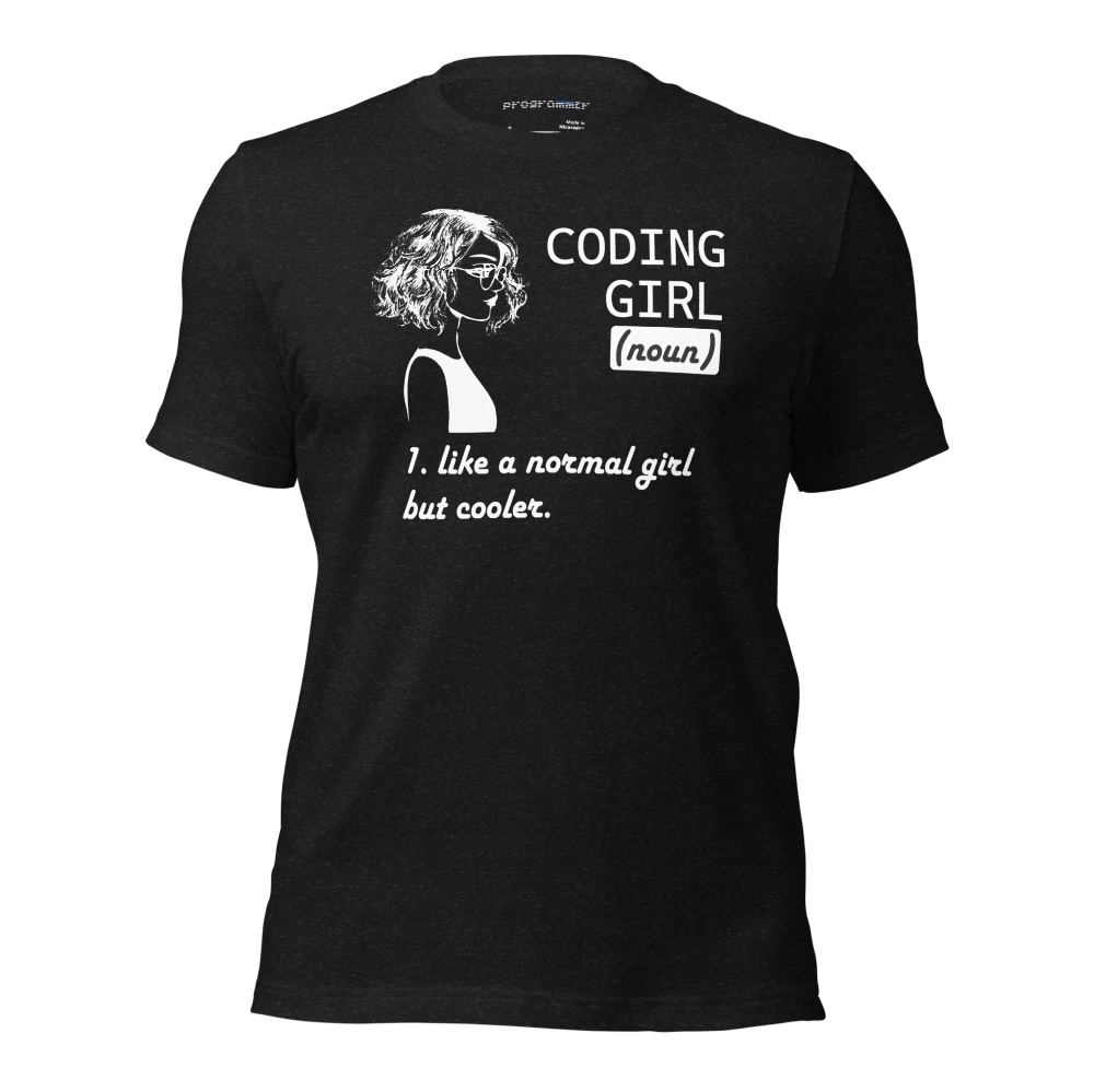 Picture of Cool Coding Girl Shirt