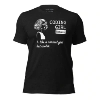 Picture of Cool Coding Girl Shirt