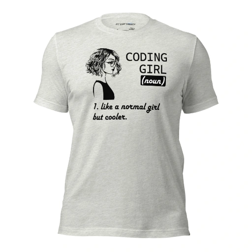 Picture of Cool Coding Girl Shirt