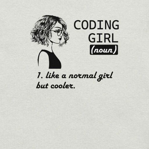 Picture of Cool Coding Girl Shirt