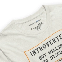 Picture of Introverted But Willing To Discuss Programming Shirt