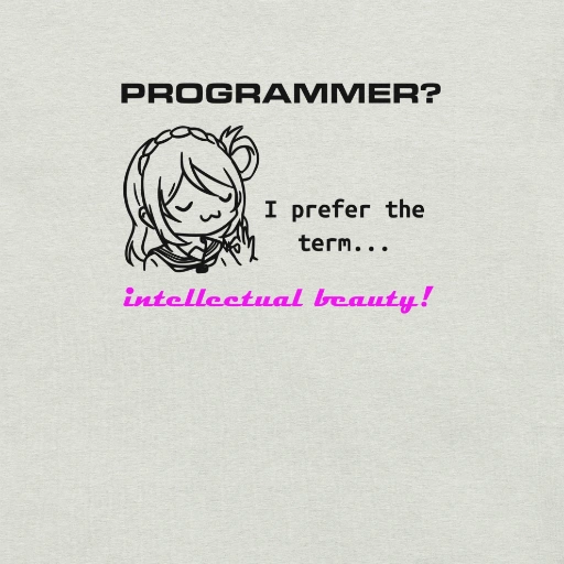 Picture of I Prefer Intellectual Beauty Shirt