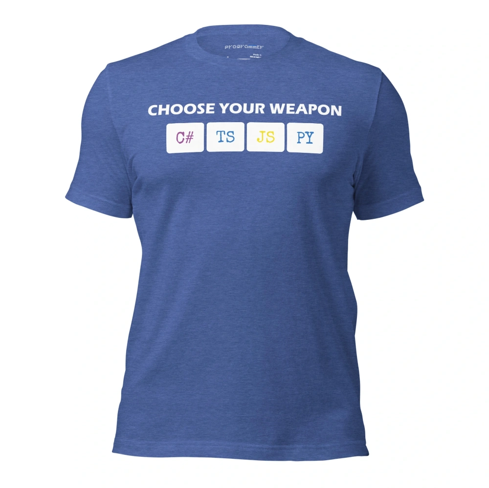 Picture of Choose Your Weapon Shirt