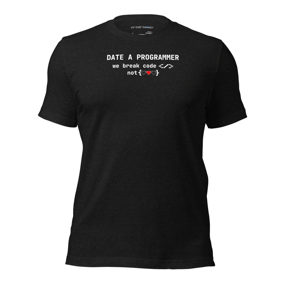 Picture of Date A Programmer Shirt